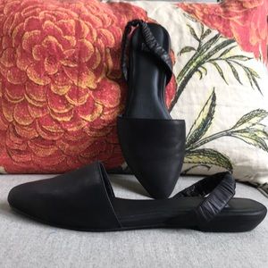 Eileen Fisher Tula. 2 Black Flat 7.5 EUC